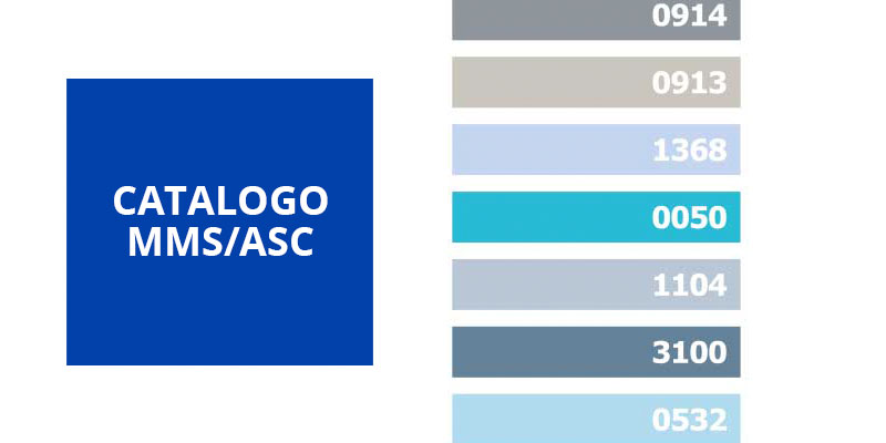 catalogo colore filati per amcchine da cucire